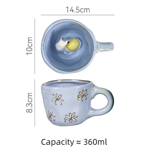 Tiny Friend Ceramic Coffee Cup (4 types)